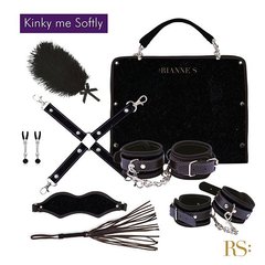 купить Подарунковий набір для BDSM RIANNE S — Kinky Me Softly Black: 8 предметів для задоволення SO3864 фото