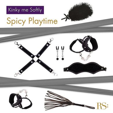 купить Подарунковий набір для BDSM RIANNE S — Kinky Me Softly Black: 8 предметів для задоволення SO3864 фото