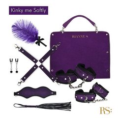 купити Подарунковий набір для BDSM RIANNE S — Kinky Me Softly Purple: 8 предметів для задоволення SO3865 фото