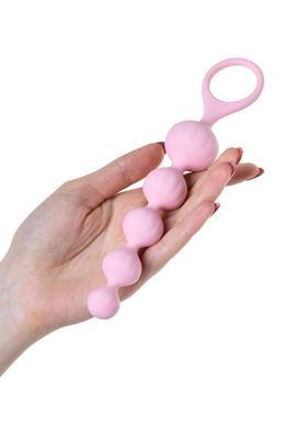 купить Набір анальних бус Satisfyer Beads Colored, силікон , макс. діаметр 3,3 см і 3,5 см SO2739 фото