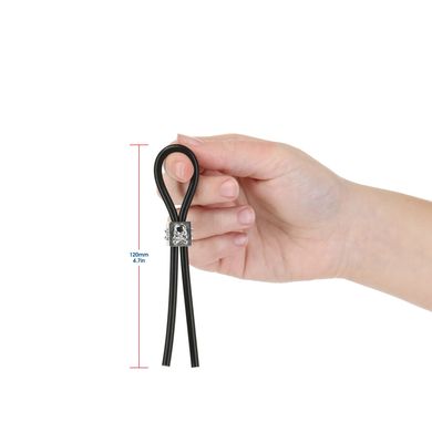 купить Ерекційне кільце-ласо LUX Active Tether Adjustable Silicone Cock Tie, регульоване SO6844 фото