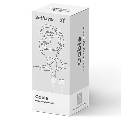 купить Зарядка (запасний кабель) для іграшок Satisfyer USB charging cable White SO2868 фото