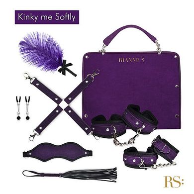 купити Подарунковий набір для BDSM RIANNE S — Kinky Me Softly Purple: 8 предметів для задоволення SO3865 фото