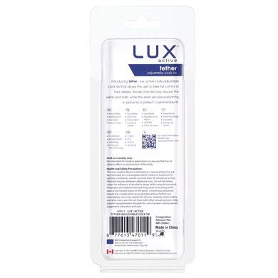 купить Ерекційне кільце-ласо LUX Active Tether Adjustable Silicone Cock Tie, регульоване SO6844 фото