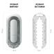 Мастурбатор Tenga Flip Zero White, изменяемая интенсивность стимуляции, раскладной 8 из 14