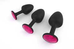 купить Анальна пробка Dorcel Geisha Plug Ruby XL з кулькою всередині, створює вібрації, макс діаметр 4,5 см MD1335 фото