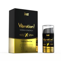 купити Рідкий вібратор Intt Vibration Vodka (15 мл), густий гель, дуже смачний, діє до 30 хвилин SO2919 фото