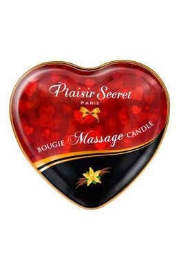 купити Масажна свічка серце Plaisirs Secrets Vanilla (35 мл) SO1865 фото