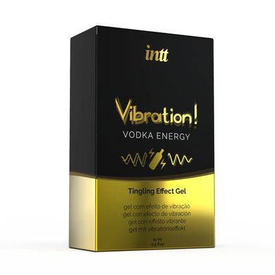 купить Рідкий вібратор Intt Vibration Vodka (15 мл), густий гель, дуже смачний, діє до 30 хвилин SO2919 фото