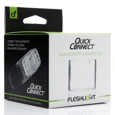 купить Адаптер Fleshlight Quickshot Quick Connect для з'єднання двох Квікшотов в одну іграшку F19266 фото