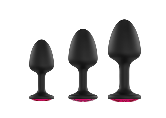 купить Анальна пробка Dorcel Geisha Plug Ruby XL з кулькою всередині, створює вібрації, макс діаметр 4,5 см MD1335 фото