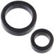 Набір ерекційних кілець Doc Johnson Platinum Premium Silicone — The C-Rings — Charcoal 1 з 2