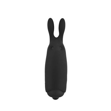 купити Вібропуля Adrien Lastic Pocket Vibe Rabbit Black зі стимулюючими вушками AD33499 фото