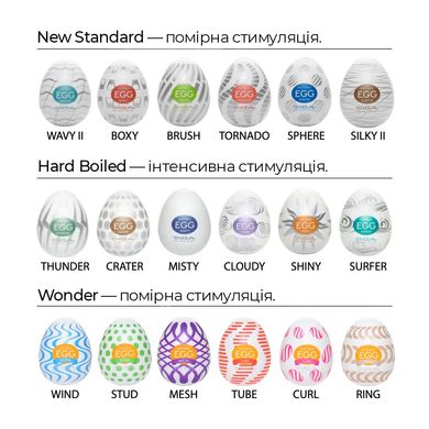 купити Мастурбатор яйце Tenga Egg Misty (Туманний) E23734 фото