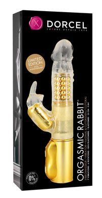 купити Вібратор-кролик Dorcel Orgasmic Rabbit Gold з перловим масажем MD1090 фото