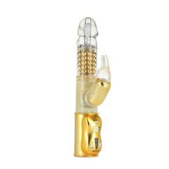 купити Вібратор-кролик Dorcel Orgasmic Rabbit Gold з перловим масажем MD1090 фото