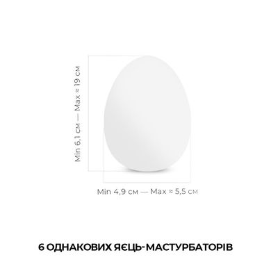 купити Набір Tenga Egg COOL Pack (6 яєць) EGG-006C фото