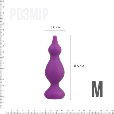 купить Анальна пробка Adrien Lastic Amuse Medium Purple (M) з двома переходами, макс. діаметр 3,6 см AD20273 фото