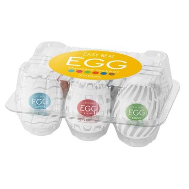 купить Набір мастурбаторів-яєць Tenga Egg New Standard Pack (6 яєць) SO5493 фото