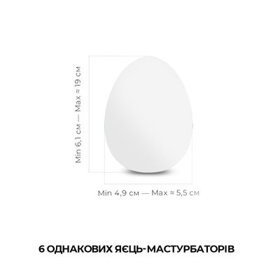 купить Набір мастурбаторів-яєць Tenga Egg Lovers Pack (6 яєць) EGG-006L фото