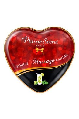 купити Масажна свічка серце Plaisirs Secrets Mojito (35 мл) SO1869 фото