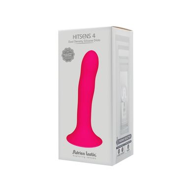 купити Дилдо з присоскою Adrien Lastic Hitsens 4 Pink, відмінно для страпона, діаметр 3,7 см, довжина 17,8 AD24041 фото