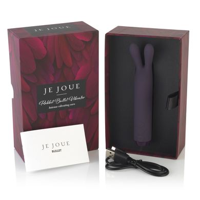 купить Вібратор з вушками Je Joue - Rabbit Bullet Vibrator Purple, глибока вібрація SO3046 фото