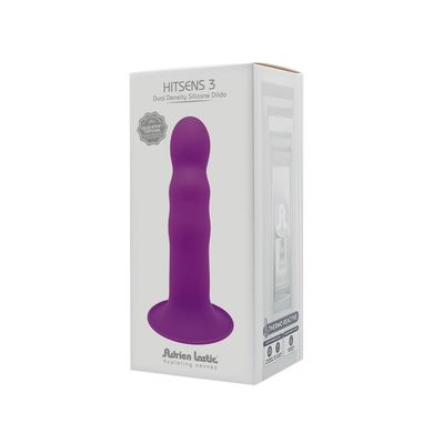 купить Дилдо з присоскою Adrien Lastic Hitsens 3 Purple, відмінно для страпона, діаметр 4,1 см, довжина 18, AD24023 фото