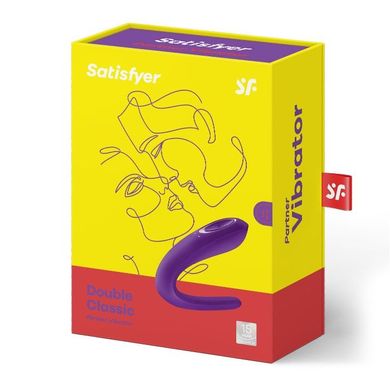 купити Вібратор для пар Satisfyer Double Classic з одним моторчиком SO1235 фото