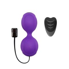 купити Вагінальні кульки з вібрацією Adrien Lastic Kegel Vibe Purple, діаметр 3,7 см AD40753 фото