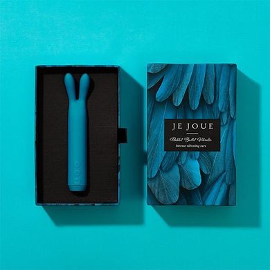 купити Вібратор з вушками Je Joue - Rabbit Bullet Vibrator Teal, глибока вібрація SO3032 фото