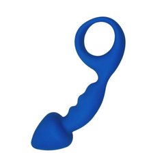 купить Анальна пробка Adrien Lastic Budy Blue із стимулюючою ніжкою, макс. діаметр 2,5 см AD20095 фото