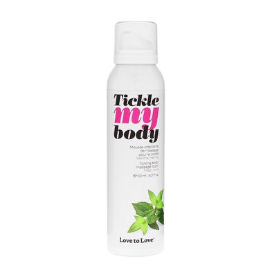 купить Масажна піна Love To Love TICKLE MY BODY Fresh Mint (150 мл) зволожувальна SO1386 фото