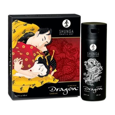 купить Стимулювальний крем для пар Shunga SHUNGA Dragon Cream (60 мл), ефект тепло-холод та поколювання SO2523 фото