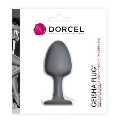 купити Анальна пробка Dorcel Geisha Plug з кулькою всередині, створює вібрації, макс. діаметр 3,2см MD0364 фото