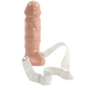 Фаллопротез Doc Johnson Strappy Penis-Hard On Cock 7 inch, внеш. диам. 4,7см, внутр. диам. 3,9см 1 з 2