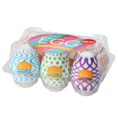 купить Набір мастурбаторів-яєць Tenga Egg Wonder Pack (6 яєць) SO5500 фото