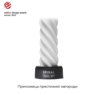 купить Мастурбатор Tenga 3D Spiral, дуже ніжний, з антибактеріального еластомеру зі сріблом SO2194 фото