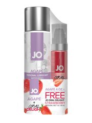 купити Комплект System JO GWP — Agape 120 ml & Oral Delight — Strawberry 30 мл SO6770 фото