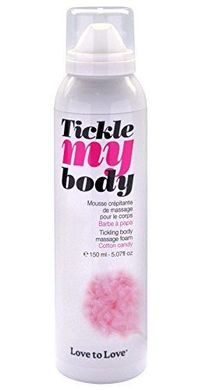 купить Масажна піна Love To Love TICKLE MY BODY Cotton candy (150 мл) зволожувальна SO1388 фото