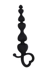 купить Анальні буси MAI Attraction Toys №79 Black, довжина 18 см, діаметр 3,1 см SO4637 фото