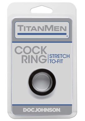 купити Ерекційне кільце Doc Johnson Titanmen Tools - Cock Ring - Black SO4021 фото