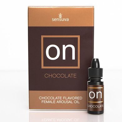 купить Збуджувальні краплі для клітора Sensuva ON Arousal Oil for Her Chocolate (5 мл) зі смаком шоколаду SO3166 фото