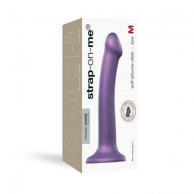 купити Насадка для страпона Strap-On-Me Mono Density Dildo Violet M, диам. 3,3см, однослойный силикон, гибк SO3570 фото