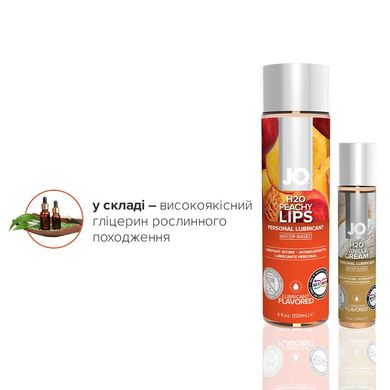 купити Комплект смакових лубрикантів System JO GWP — Peaches & Cream — Peachy Lips 120 мл & H2O Vanilla 30 SO6771 фото