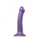 Насадка для страпона Strap-On-Me Mono Density Dildo Violet M, диам. 3,3см, однослойный силикон, гибк 1 з 5