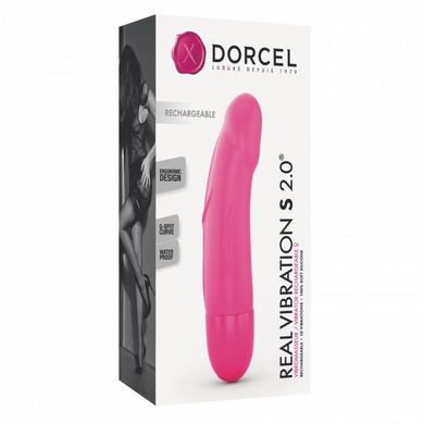 купити Вібратор Dorcel Real Vibration S Magenta 2.0, діаметр 3,7см, перезаряджається, для точки G, водостій SO3564 фото