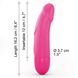 Вібратор Dorcel Real Vibration S Magenta 2.0, діаметр 3,7см, перезаряджається, для точки G, водостій 5 з 5