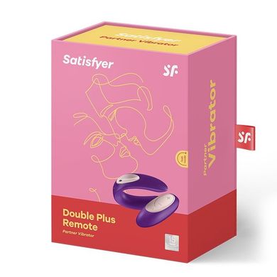 купить Вібратор для пар Satisfyer Double Plus Remote з пультом ДК та двома моторчиками SO2021 фото