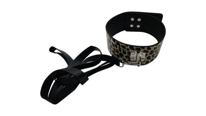 купить Набір MAI BDSM STARTER KIT Nº 75 Leopard: батіг, кляп, наручники, маска, нашийник, мотузка, затискач SO6581 фото